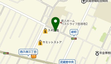 NPC24H武蔵野緑町パーキングの地図画像