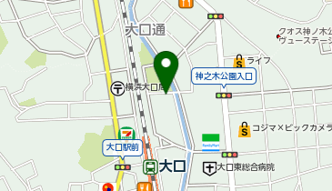 NPC24H神之木町パーキングの地図画像