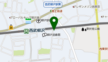 NPC24H西武柳沢パーキングの地図画像