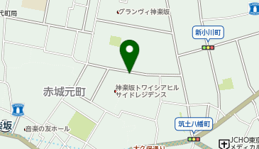 NPC24H筑土八幡町パーキングの地図画像