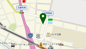 NPC24H京王北野パーキングの地図画像