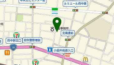 NPC24H府中町パーキングの地図画像