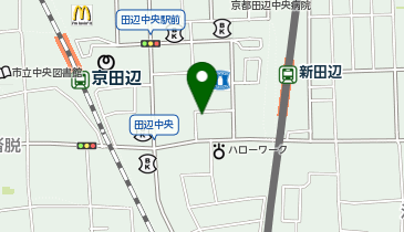 NPC24H新田辺駅前パーキングの地図画像