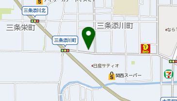 NPC24H奈良三条添川町パーキングの地図画像