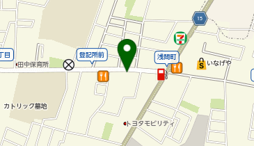 NPC24H府中天神町パーキングの地図画像