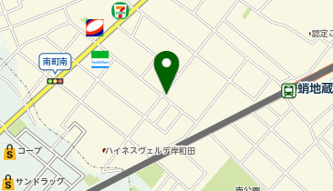 NPC24H岸和田蛸地蔵パーキングの地図画像