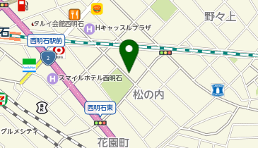 NPC24H明石市松の内パーキングの地図画像