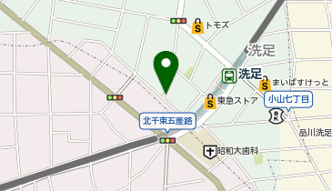 NPC24H洗足2丁目パーキングの地図画像