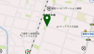 NPC24H大森西第3パーキングの地図画像
