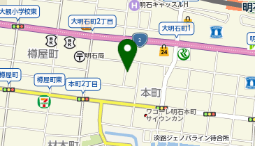 NPC24H明石本町パーキングの地図画像