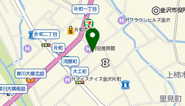 NPC24H金沢片町1丁目パーキングの地図画像