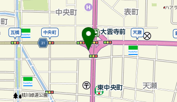 NPC24H岡山南中央町パーキングの地図画像