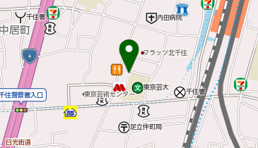 NPC24H千住第1パーキングの地図画像