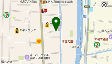 NPC24H木屋町第4パーキングの地図画像