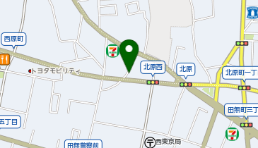 NPC24H西原町パーキングの地図画像