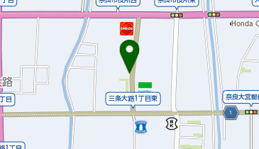 NPC24H奈良県コンベンションセンター平面駐車場の地図画像