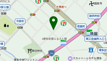 NPC24H冷泉町パーキングの地図画像