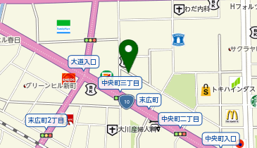NPC24H大分中央町3丁目第2パーキングの地図画像