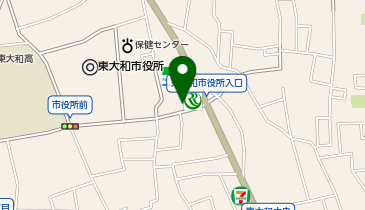 NPC24Hりそな銀行東大和支店パーキングの地図画像