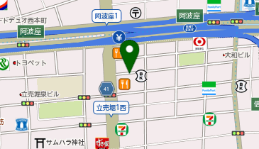 NPC24H阿波座1丁目パーキングの地図画像
