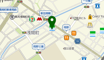 NPC24H岡野1丁目パーキングの地図画像