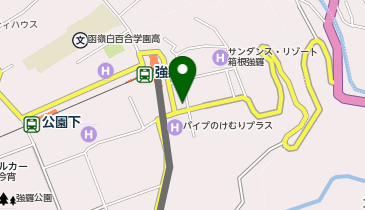 NPC24H強羅駅前パーキングの地図画像