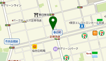 NPC24H仙台春日町第2パーキングの地図画像