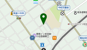 NPC24H町田中町第3パーキングの地図画像