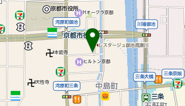 NPC24Hヒルトン京都パーキングの地図画像