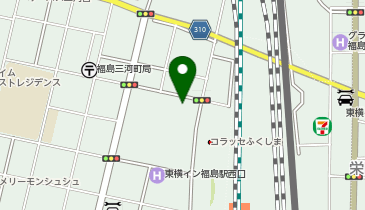 NPC24H福島三河南町第3パーキングの地図画像