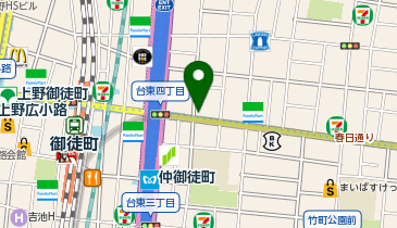 NPC24H東上野1丁目パーキングの地図画像