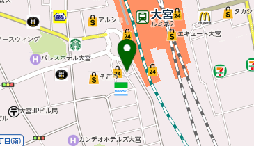 NPC24H大宮駅西口第2パーキングの地図画像