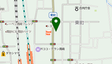 NPC24H高崎東町パーキングの地図画像