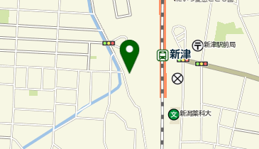 新津駅西口シェアリング専用駐車場の地図画像