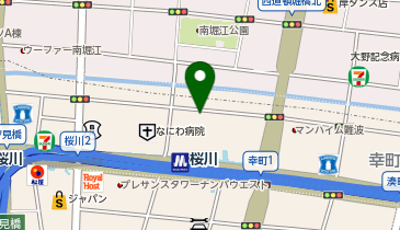 NPC24H桜川パーキングの地図画像