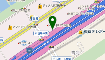 NPC24Hトレードピアお台場パーキングの地図画像