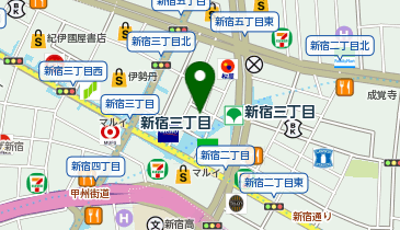 NPC24H新宿3丁目第3パーキングの地図画像