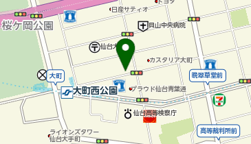 NPC24H仙台大町第4パーキングの地図画像