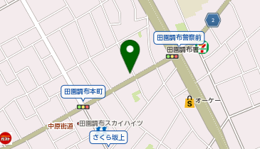 NPC24H田園調布1丁目パーキングの地図画像