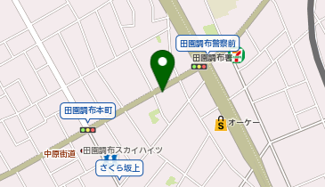 NPC24H田園調布本町パーキングの地図画像
