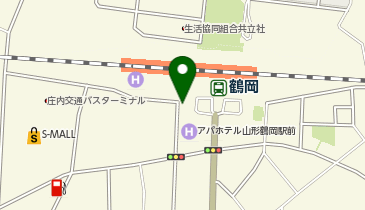 NPC24H鶴岡駅前整理場パーキングの地図画像