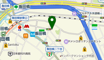 NPC24H飯田橋3丁目パーキングの地図画像