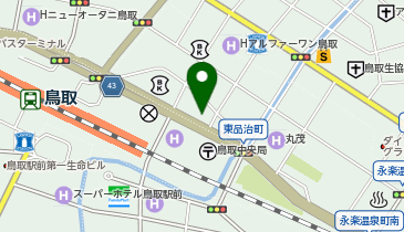 NPC24H鳥取駅前パーキングの地図画像