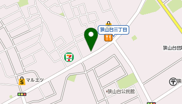 NPC24H狭山中央パーキングの地図画像