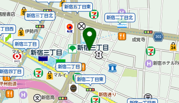 NPC24Hビッグス新宿パーキングの地図画像