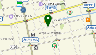 NPC24H佐賀愛敬町パーキングの地図画像