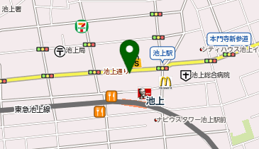 NPC24H池上第2パーキングの地図画像