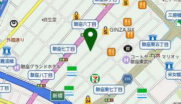 NPC24Hストラータ銀座パーキングの地図画像