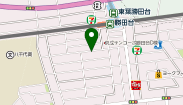 NPC24H勝田台第3パーキングの地図画像