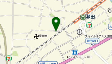 NPC24H瀬田駅北パーキングの地図画像